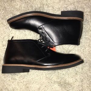 Boys black dress shoes